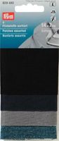Prym Flickstoff CO (zum Aufbügeln) 14x7 cm 4 Farben