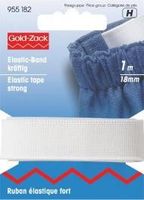 Prym 1m Elastic Band Gummiband kräftig 18 mm weiß