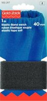 Prym 1m Elastic Band Gummiband weich 40 mm schwarz