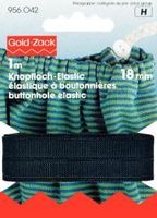 1147.jpg Prym 1m Knopfloch Elastic glattes Band Gummiband 18 mm schwarz