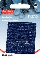 Applikation Jeanslabel blau quadratisch Jeans Men's