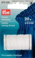 Prym 20m Elastic Nähfaden 0.5mm weiß