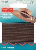 1191.jpg Prym 3m Elastic Kordel Band Gummiband 1.5 mm braun