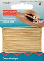 Prym 3m Elastic Kordel Gummiband 1.5 mm goldfarbig