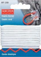 Prym 3m Elastic Kordel Band Gummiband 2.5 mm weiß