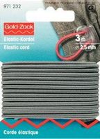 Prym 3m Elastic Kordel Gummiband 2.5mm grau