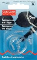 Prym 2Stück BH-Träger 15 mm transparent