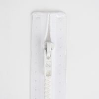 Reißverschluss S4 Profil tb 65 cm Fla weiß
