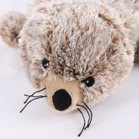 Warmies Wärmekissen Robbe braun weiß mit Hirse-Lavendelfüllung