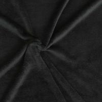 12761-wellnessschwarz.jpg Wellness Fleece Doubleface einfarbig schwarz 1.45m Breite