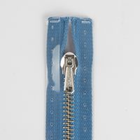 Reißverschluss M2 Typ 10 ut 16 cm si-fb Fla azurblau