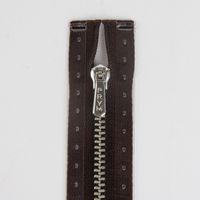 Reißverschluss M1 Typ 5 SSP 10cm si-fb Fla d-braun