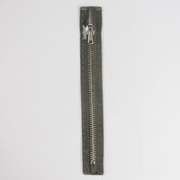 Reißverschluss M2 Typ 10 ut 14 cm si-fb Fla d-grau