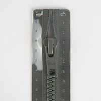 Reißverschluss S4 Profil tb 45 cm Fla d-grau
