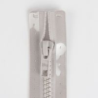 Reißverschluss S4 Profil tb 55 cm Fla si-grau