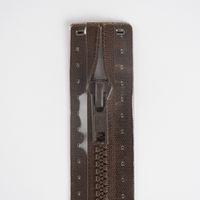 Reißverschluss S4 Profil tb 70 cm Fla dunkelbr.
