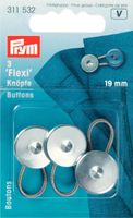 Flexi-Knöpfe mit Schlaufe 19 mm