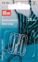 Bikiniverschluss KST transparent 25 mm