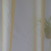 14m Voile Voilestore Gardinen Stoff gelb