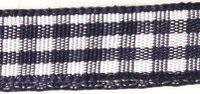 14127-5540710-FA--SALL--AOF--V1.jpg Rayher HobbyKunst Karoband 9.5mm breit. 10m lang dunkelblau-weiß kariert