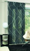 14138-Wave098-SV.jpg Schiebevorhang Flächenvorhang Scherli Wave stein 245x60cm