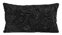 15623-Fluffy-Kissen-30x50cm-01schwarz.jpg Kissen Kuschelkissen Dekokissen Fluffy schwarz 30x50cm