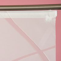 Schiebevorhang Flächenvorhang Wave weiß 245x60cm
