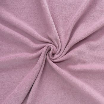 Polar Fleece Stoffe Fleecestoff altrosa