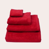 Premium-Frottee Handtuch Duschtuch Gästetuch Rot 580g/qm