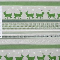 19138-Baumwollstoff-Stoff-Dekostoff-Meterware-Rentiere_1.jpg Dekostoff Rentiere Streifen grün Weihnachten
