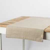Leinentischläufer Tischläufer Erik 1-lagig 47x150cm natur