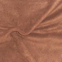 Polar Fleece Stoffe Fleecestoff mittelbraun