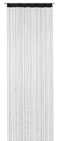 Fadenvorhang Fadengardine Charleston schwarz 90x250cm