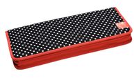 21166.jpg Stricknadeletui Polka Dots schwarz/weiß