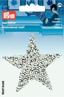 21217.jpg Applikation Glamourtransfer Stern silber