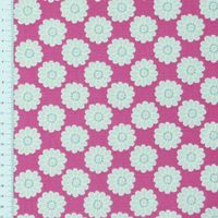 21489-Clarke-und-Clarke-Baumwollstoff-Dekostoff-S_1.jpg Clarke & Clarke Blumen Himbeere Baumwollstoff Dekostoff