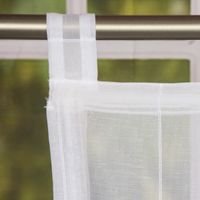 21623-Raffrollo-Rollo-Schlaufen-weiss-transparent-m.jpg Raffrollo Rollo Schlaufen weiß transparent mit Streifen 140x140cm