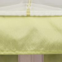 21743-Raffrollo-Rollo-Schlaufen-weiss-transparent_6.jpg Raffrollo Rollo Schlaufen weiß transparent mit grünen Streifen 80x140cm