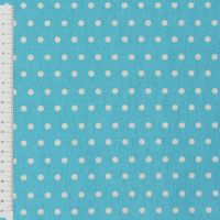 22562-Baumwollstoff-Dekostoff-Meterware-blau-Punk_1.jpg Baumwollstoff blau Punkte klein weiß Dekostoff