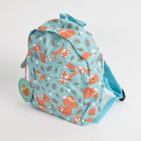Rucksack Kinder Fuchs blau 24x24cm