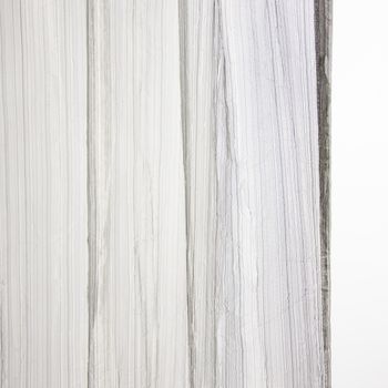 Schlaufenschal Fertigvorhang Delhi silber 135x260cm