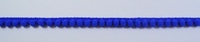 Bommelborte PomPom Borte Zierband mini royalblau Breite: 0,4cm