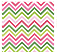Robert Kaufman Chevron Zacken rosa grün weiß Flanellstoff Baumwolle