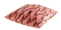 Timo Kissen Velour Wolloptik lachs 45x45cm