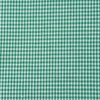 Baumwollstoff kariert weiß grasgrün 2mm 1.4m Breite