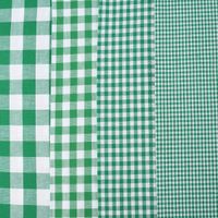Baumwollstoff kariert weiß grasgrün 5mm