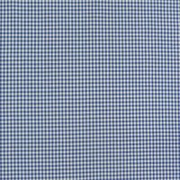 Baumwollstoff kariert weiß royalblau 5mm
