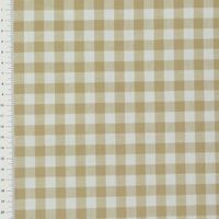 23627-Kreativstoff-Baumwollstoff-kariert-weiss-beige-9_1.jpg Baumwollstoff kariert weiß beige 9mm 1.4m Breite