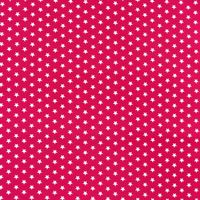 23702-Kreativstoff-Baumwollstoff-Sterne-beere-pink-.jpg Baumwollstoff Sterne ca. 1x1cm fuchsia weiß