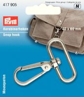 Prym Karabinerhaken silber 40x60mm